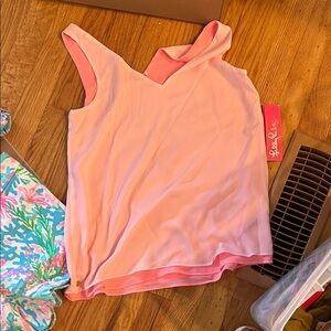 Lilly Pulitzer Coral Tank Top